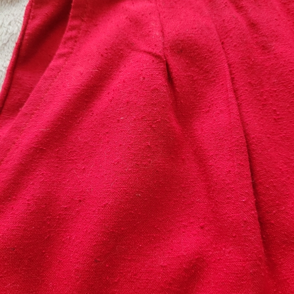 Brand New- High Waisted Pants in  Raw Silk - Picture 9 of 10